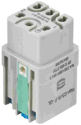 Harting Han Q Insert, 5 contacts, female, 0.5 - 2.5mm², 16A Harting